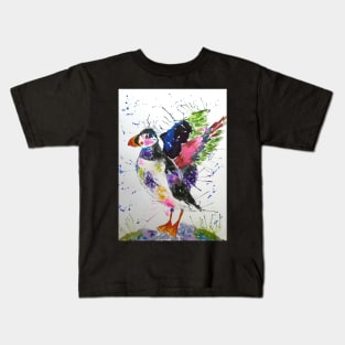 Colourful Puffin Kids T-Shirt